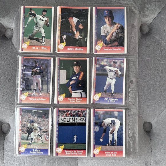 MLB Other - Early 90's Nolan Ryan Baseball Cards Ryan's Routine Beefmaster Texas Cowboy Life